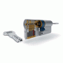 Цилиндр AGB (Италия) Scudo5000/60 мм, ручка-ключ, 30/30, мат.хром