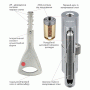 Цилиндр Abloy Protec 2 HARD (закалённый) 108 мм.(52Нх56) Хром