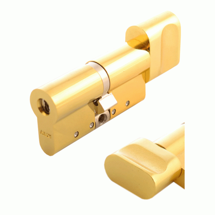 Цилиндр Abloy Protec 2 107 мм.(31х76Т) Золото