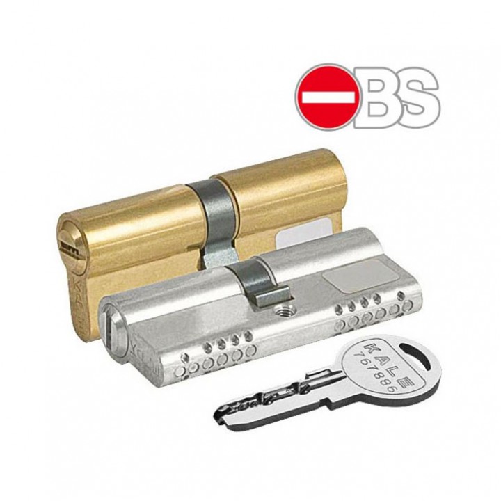 Цилиндр для замка KALE 164 OBS-B 26+10+32: 68 mm латунь 5 ключей