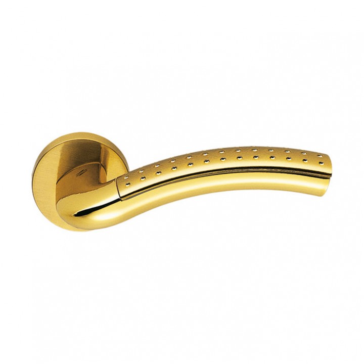 Ручка на розетке Colombo Design Milla LC 41 полированная латунь/матовое золото