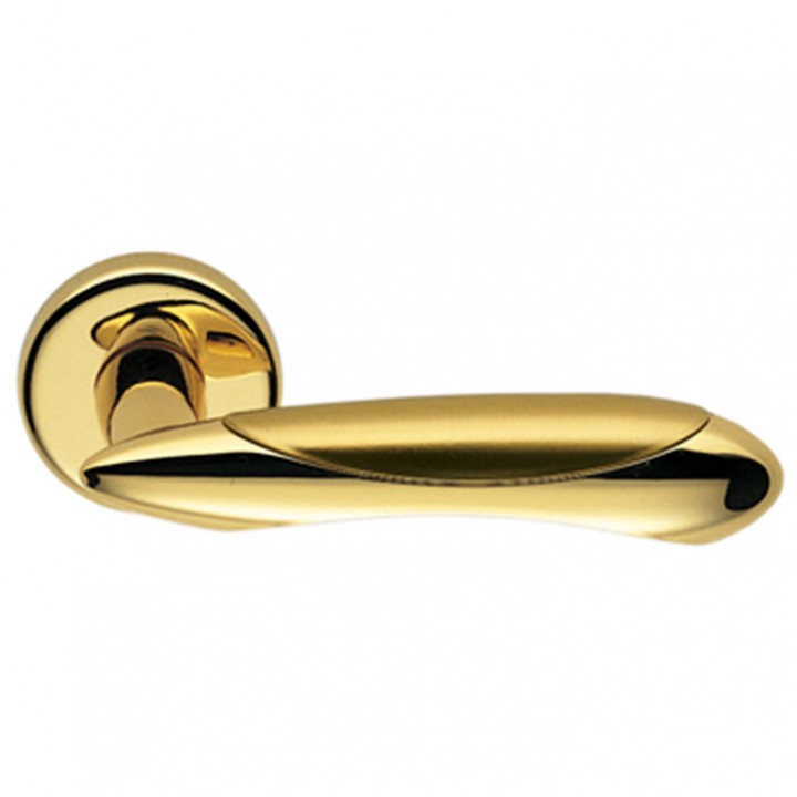 Ручка на розетке Colombo Design Talita LC 21 полированная латунь/матовое золото