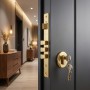 Замок врізний під євроциліндр 85\60мм KING із циліндром 5 ключів PB