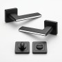 Комплект фурнітури TRION RADIANT AL-74 Black/White · набір №1