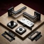 Комплект фурнітури TRION ARTEZ AL-74 BLACK/CP · набір №4