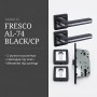 Комплект фурнітури TRION FRESCO AL-74 BLACK/CP · набір №5