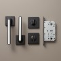 Комплект фурнітури TRION RADIANT AL-49 Black/White · набір №7