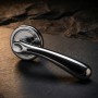 TRION Комплект посилених дверних ручок на круглій розетці ZAMAK COSMOV PERNO CP хром
