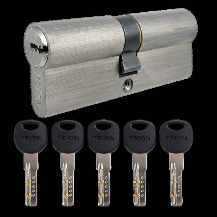 Циліндровий механізм TRION BRASS 70mm(35+35) NP 5 COMPUTER KEYS