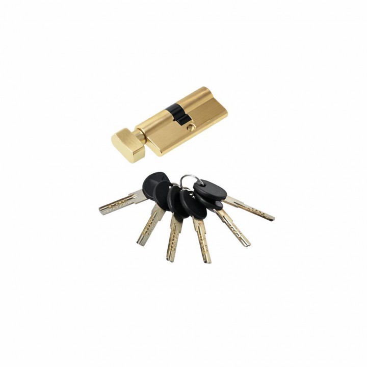 Циліндровий механізм MORTIRA BRASS CKS 70 35+35T PB 5 computer keys