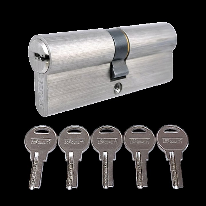 Циліндровий механізм TRION ZINC 70mm(30+40) NP 5 computer keys
